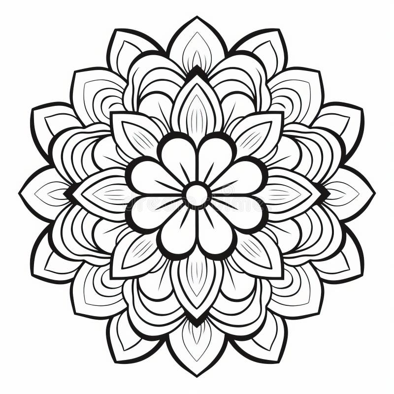 Free Printable Adult Coloring Pages Flowers