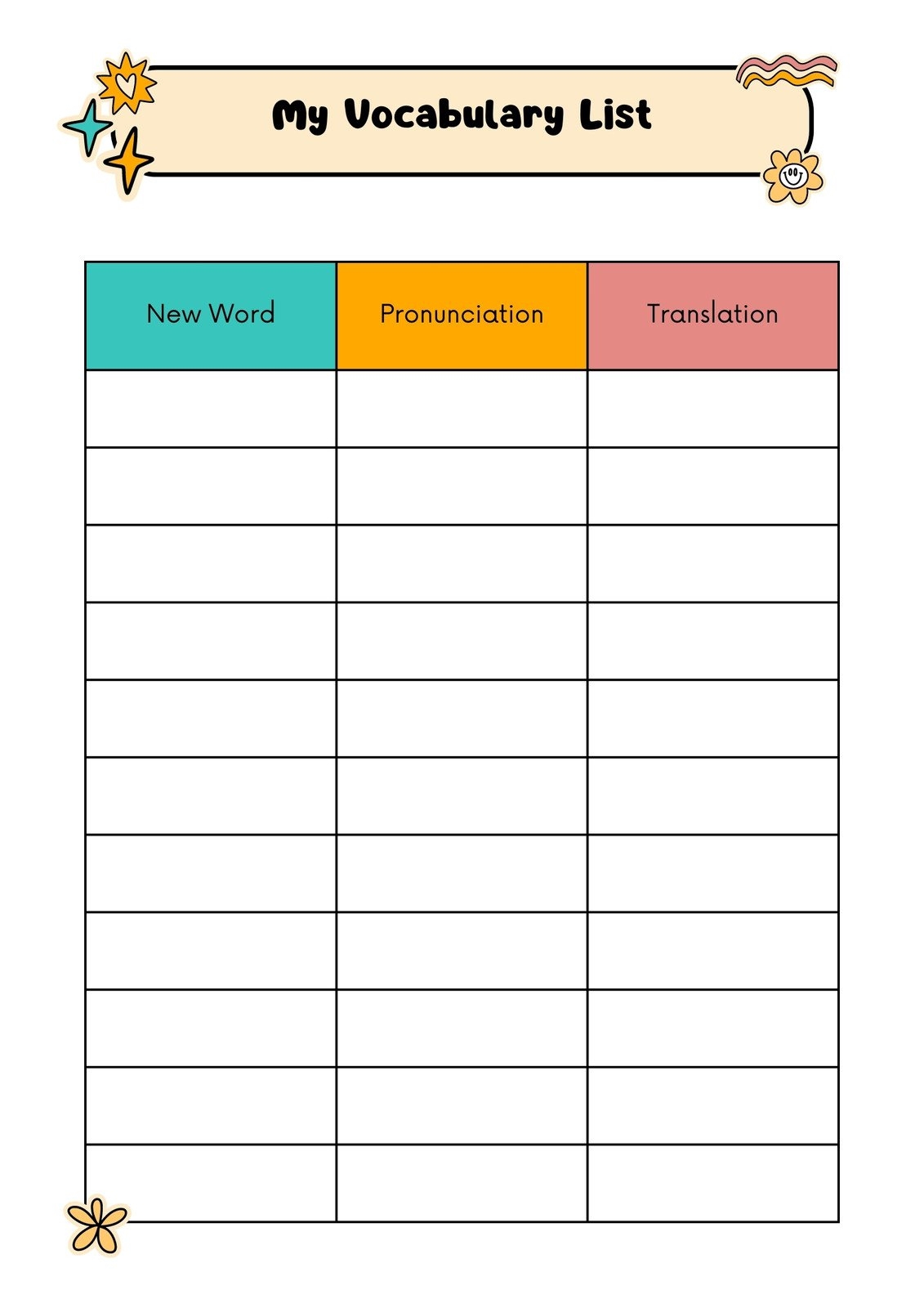 Page 2 Free Printable Customizable English Worksheet Templates Worksheets Library