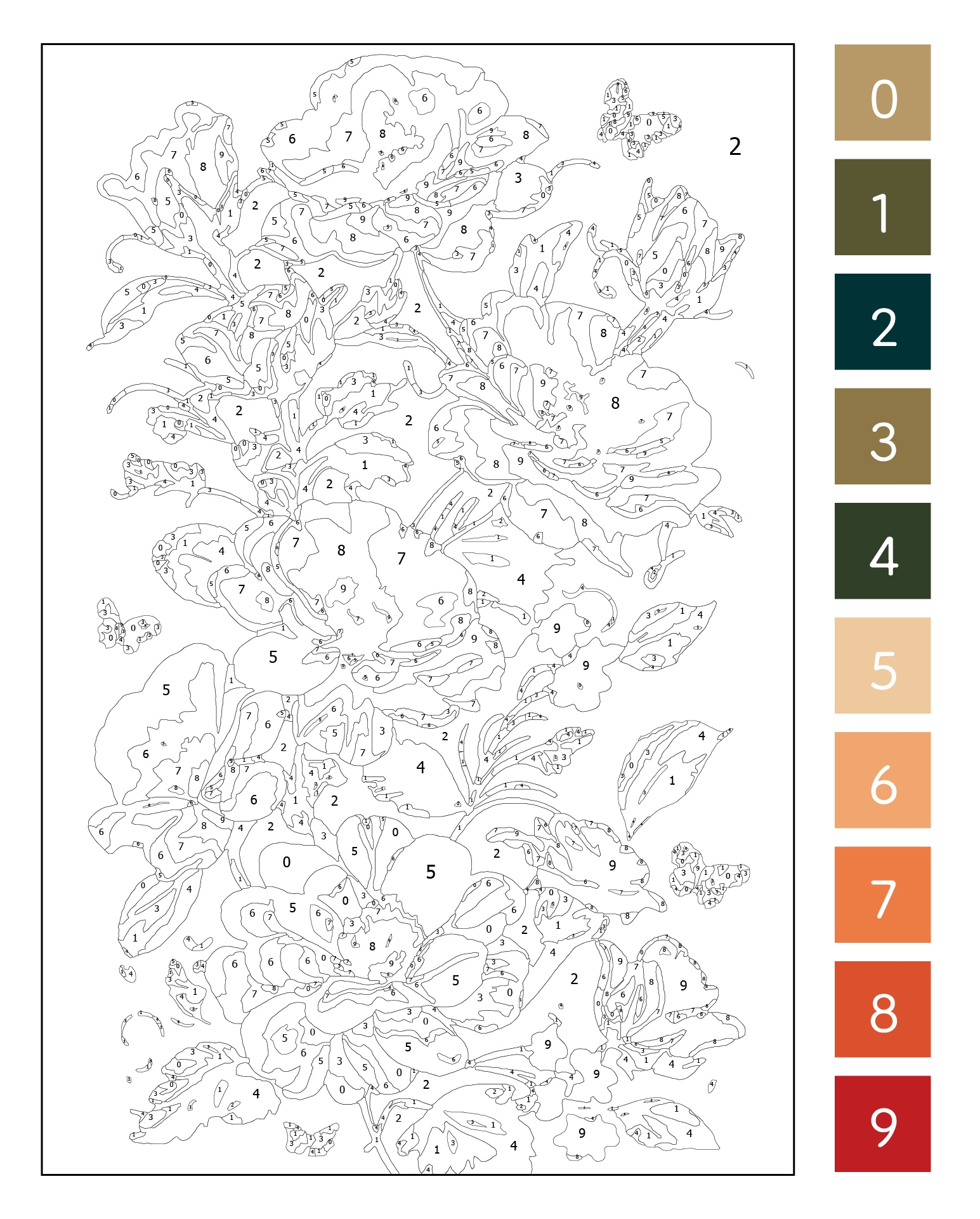 Paint By Number Templates 20 Free PDF Printables Printablee