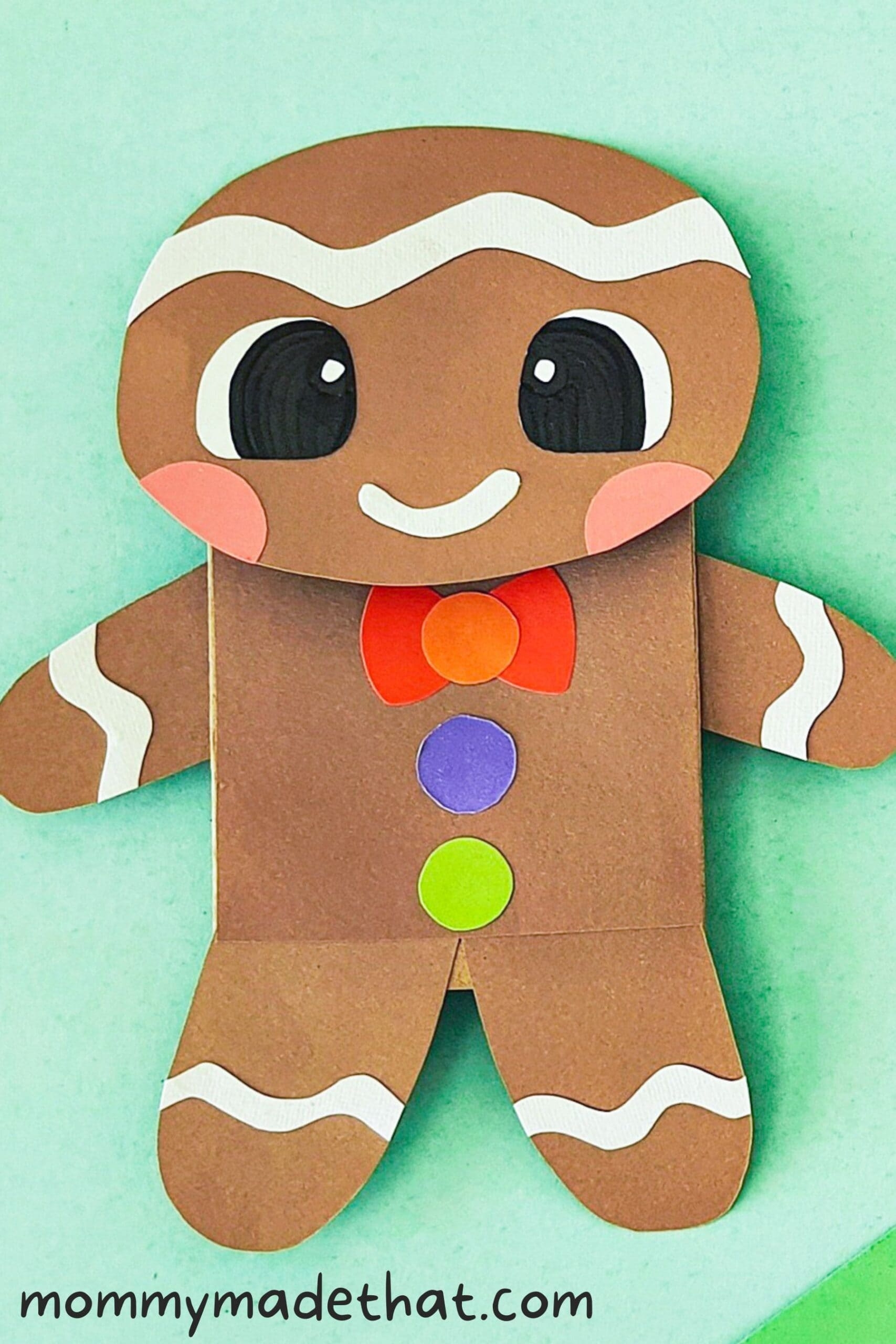 Free Printable Brown Gingerbread Man Template