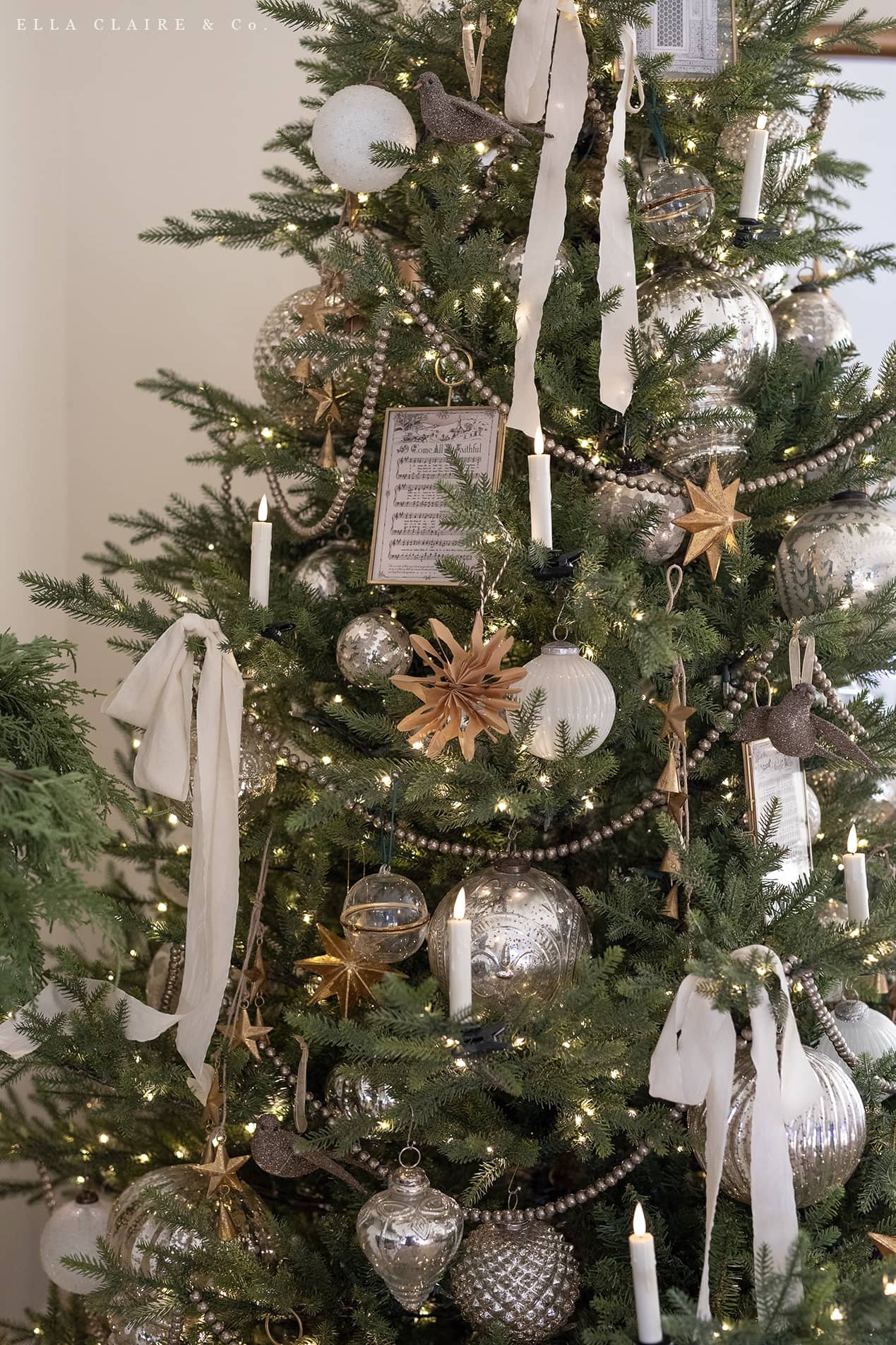 Paper Christmas Ornaments Free Printable Templates Ella Claire 