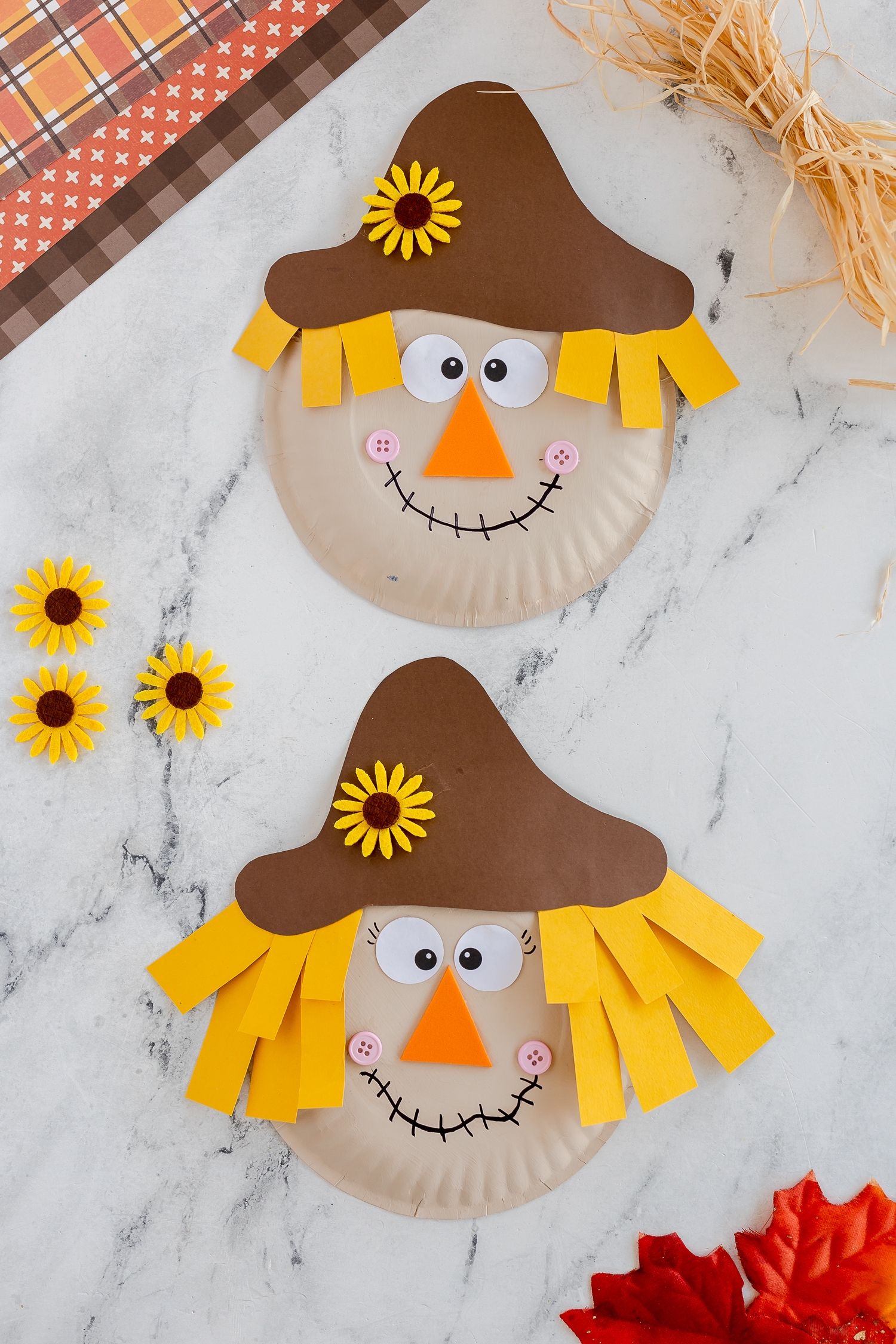 Paper Plate Scarecrow Made To Be A Momma