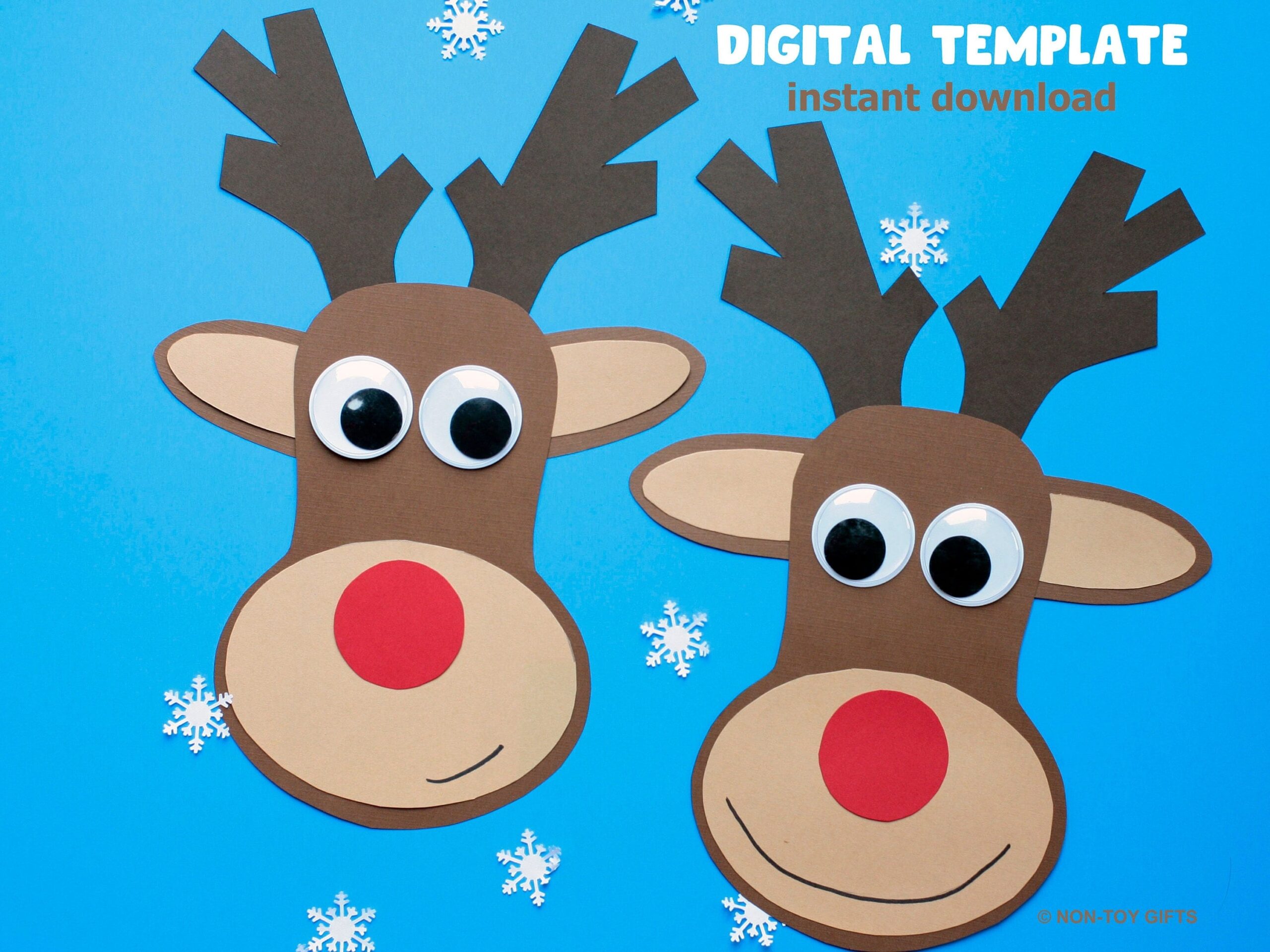 Free Printable Reindeer Templates