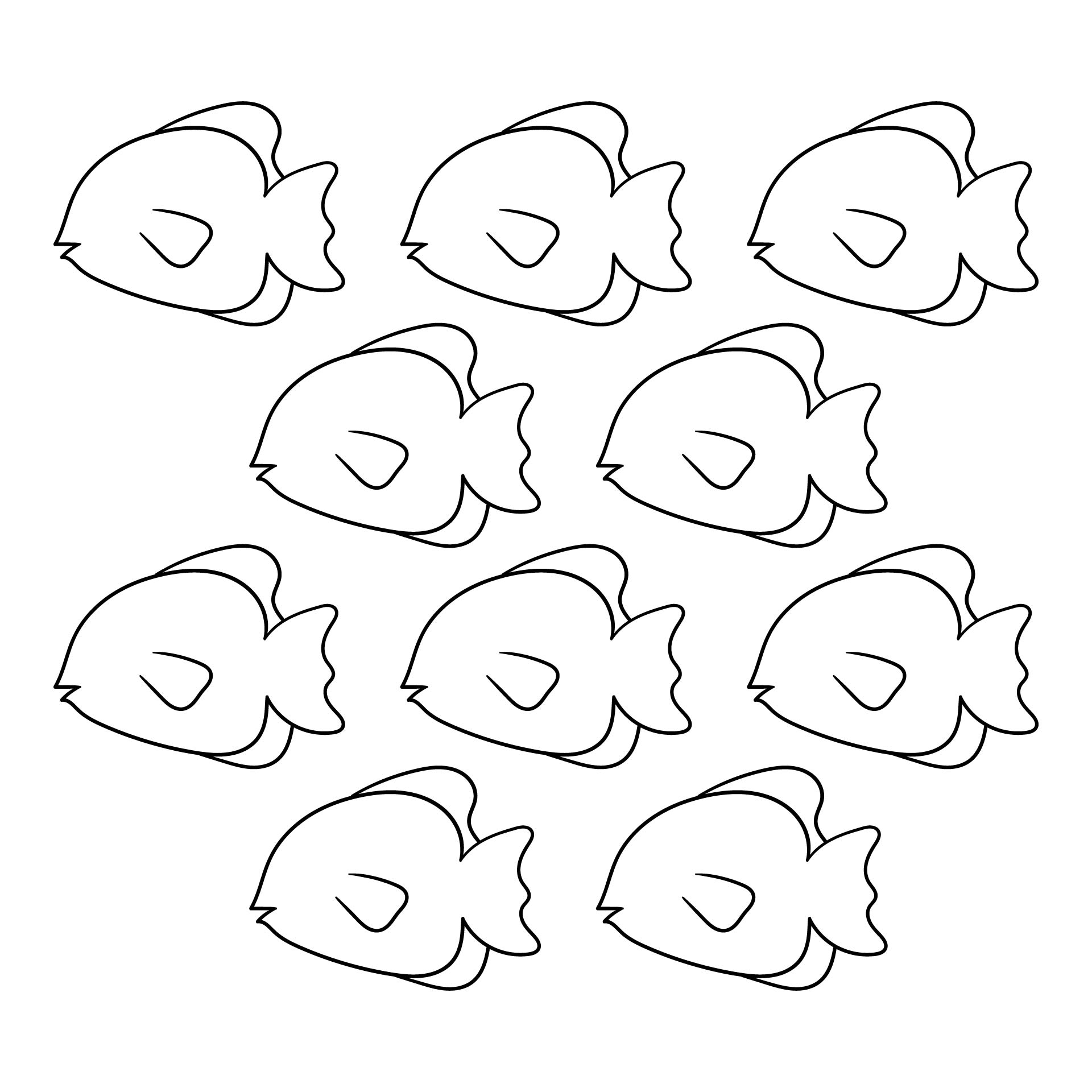 Pattern Fish Printable Printable Party Favors