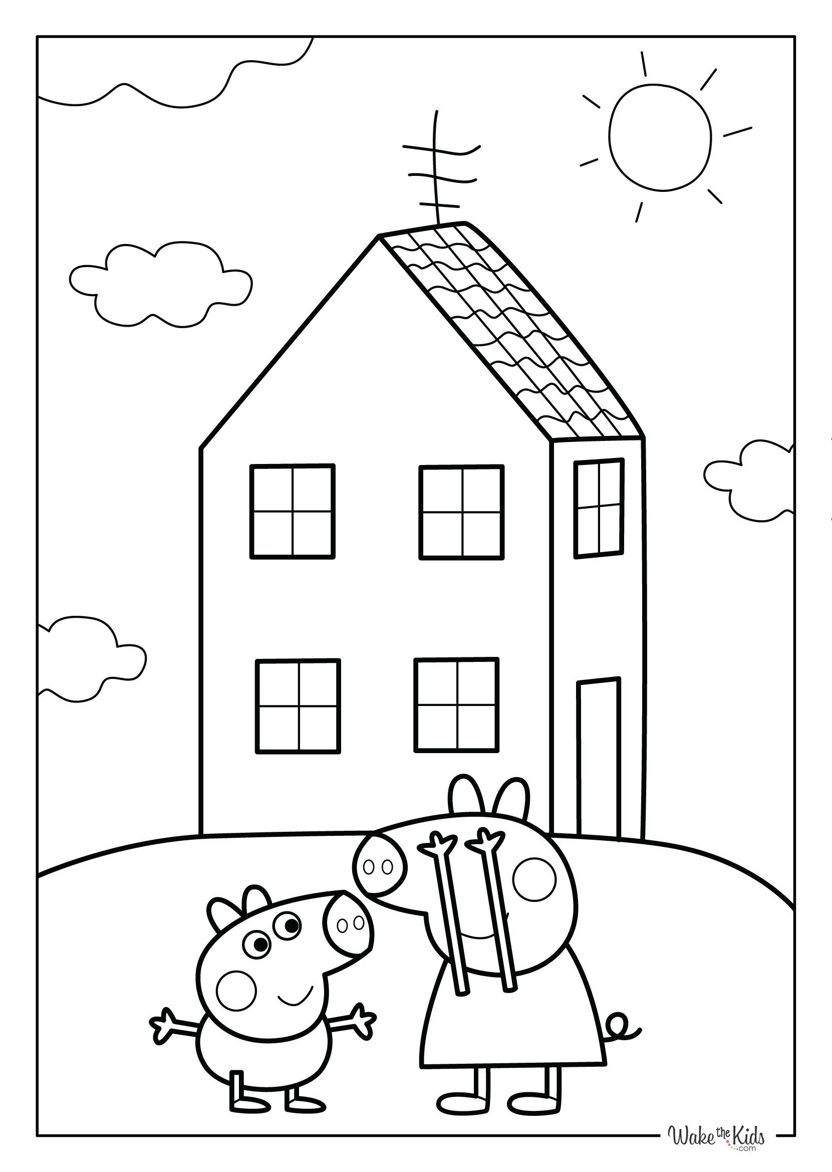 Free Printable Peppa Pig Coloring Pages