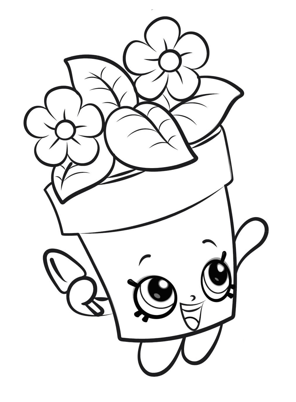 Peta Plant Shopkins Season 4 Coloring Page Download Print Or Color Online For Free