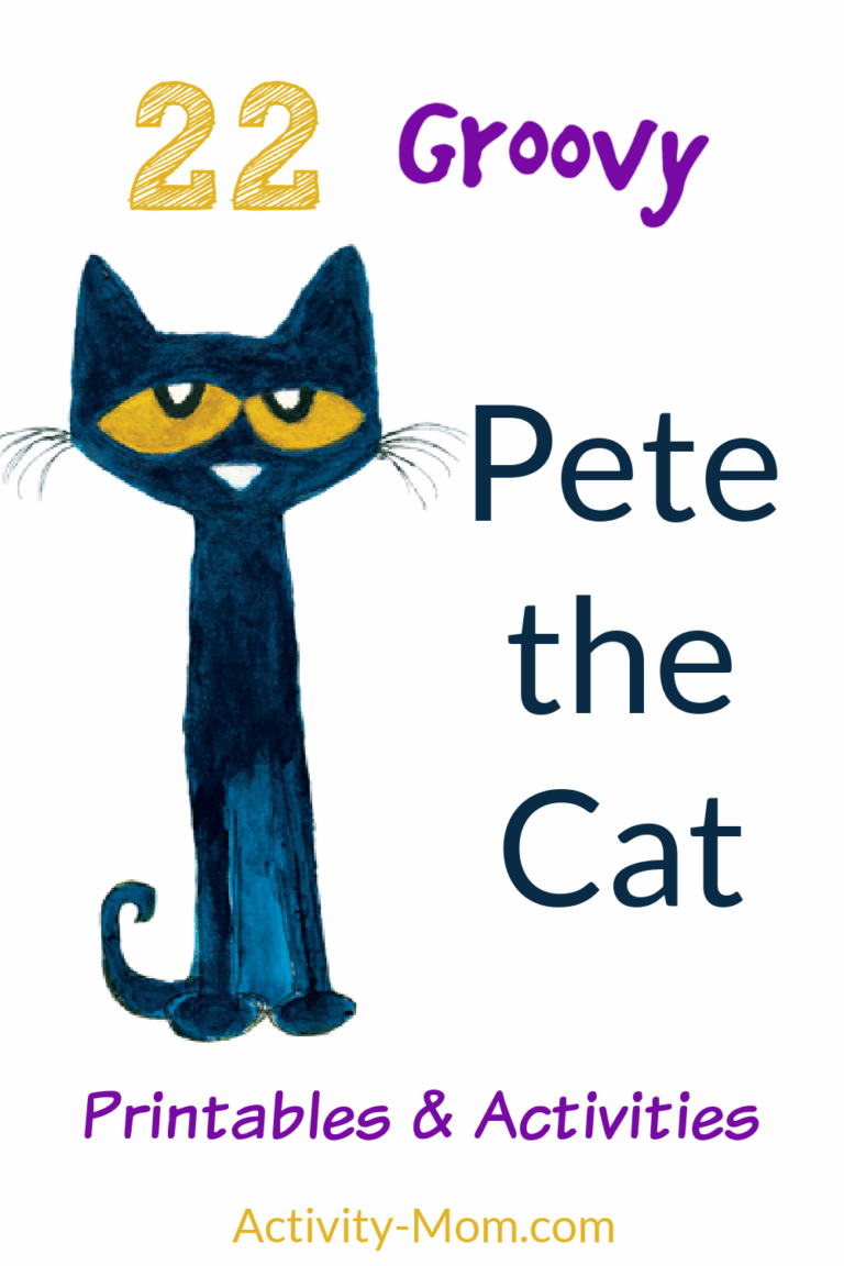 Pete The Cat Printables And Activities free The Activity Mom