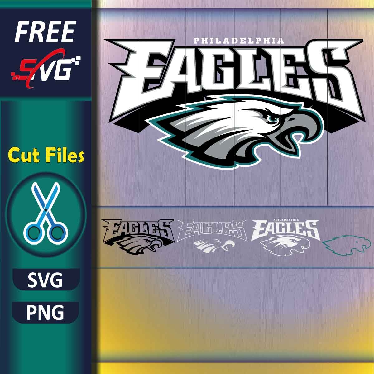 Philadelphia Eagles SVG Free For Cricut