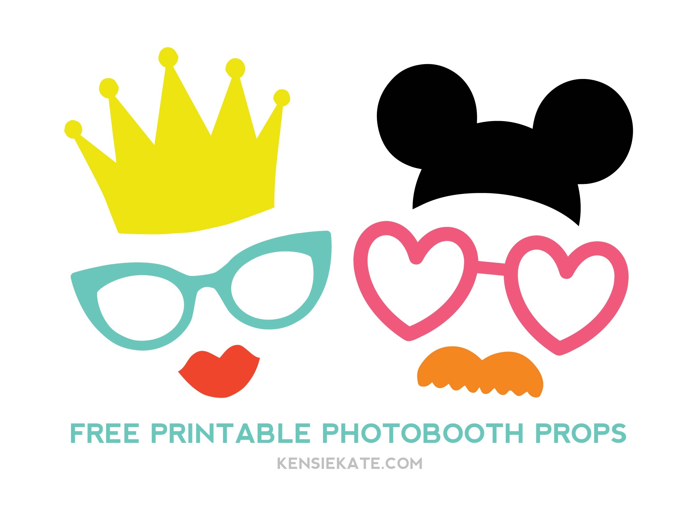 Photo Booth Props Free Printables