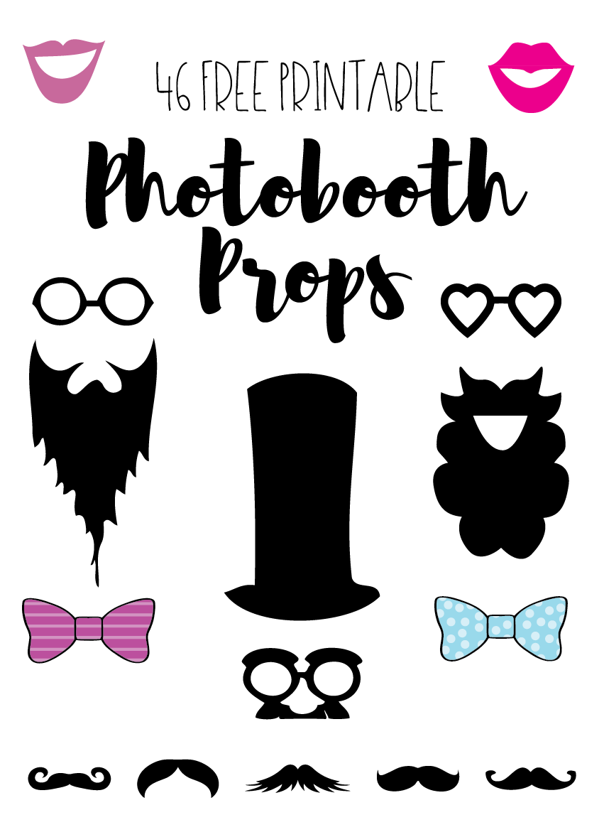 Free Printable Photo Booth Props