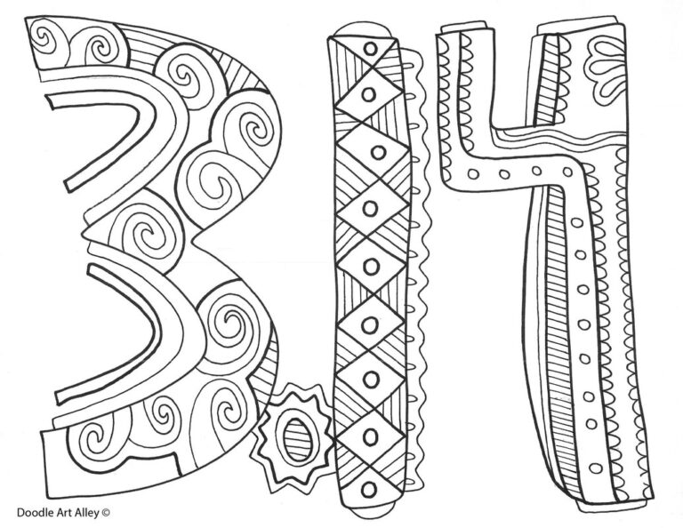 Pi Day CLASSROOM DOODLES