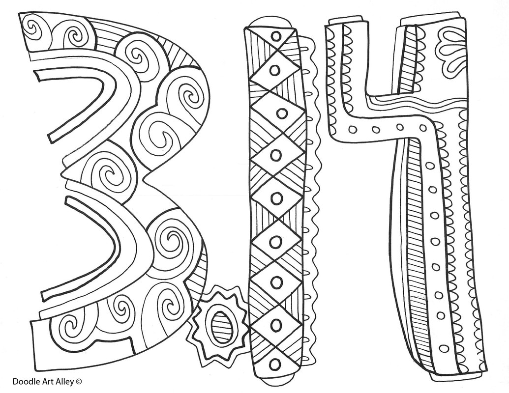Pi Day CLASSROOM DOODLES