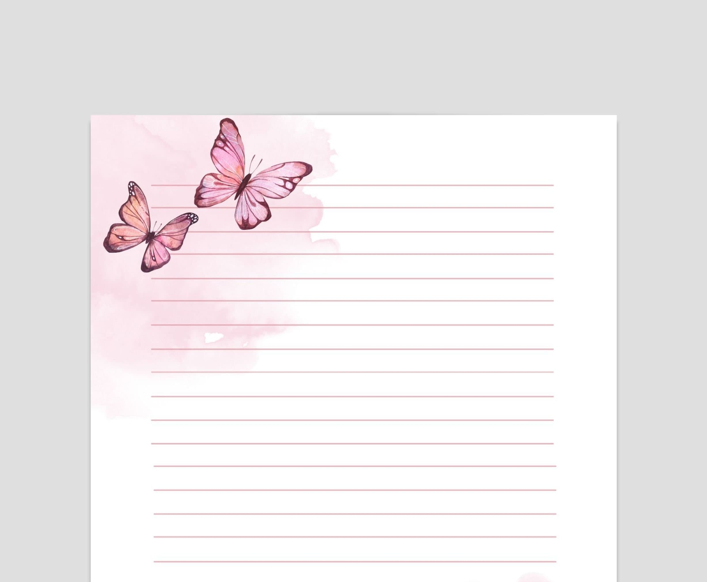 Free Printable Pink Butterfly Printable