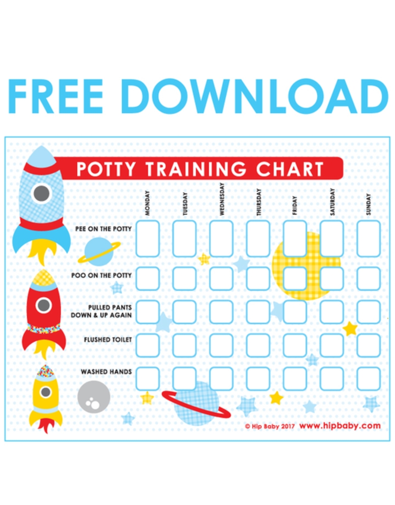 Printable Potty Training Chart Free