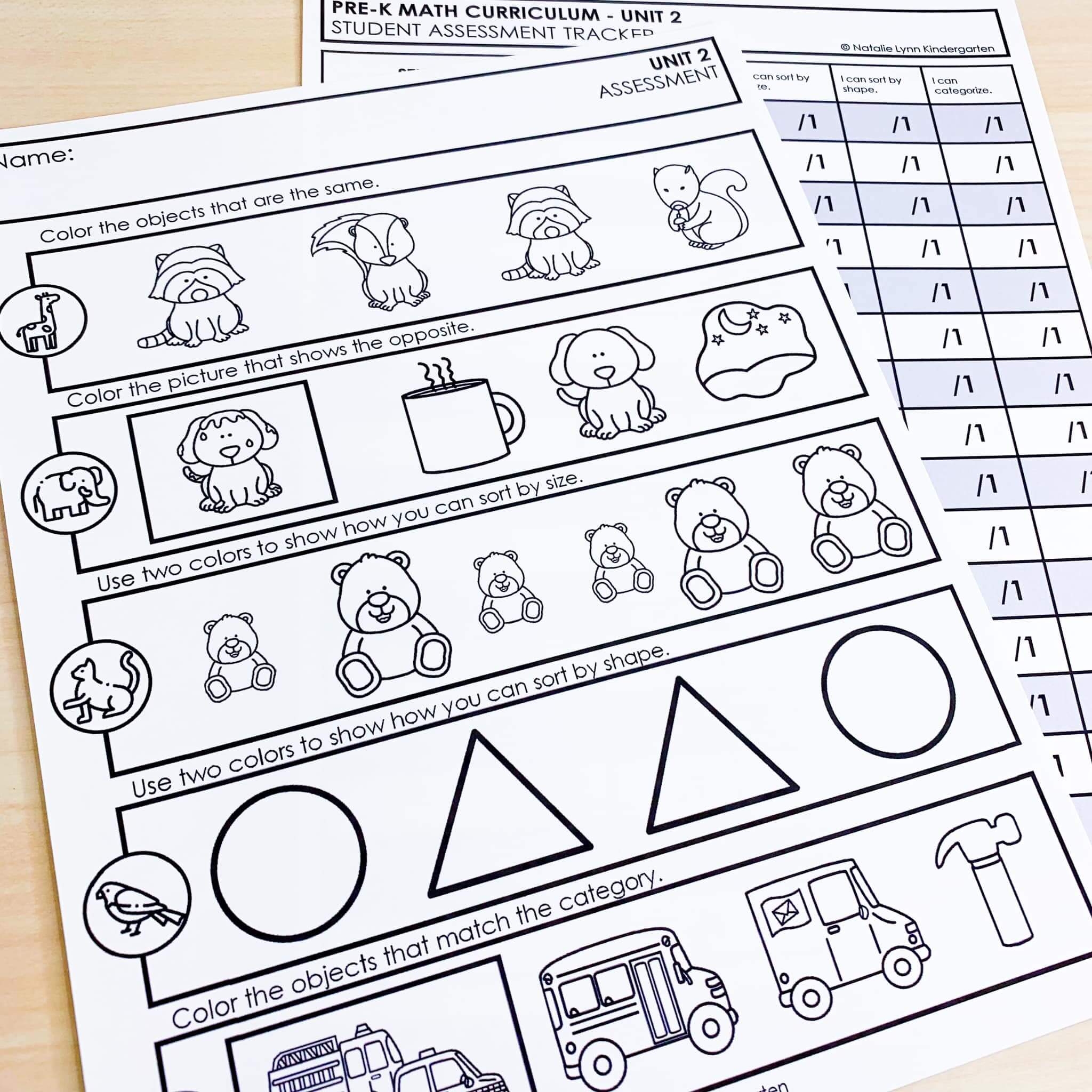 Free Basic Math Skills Assessment Printable