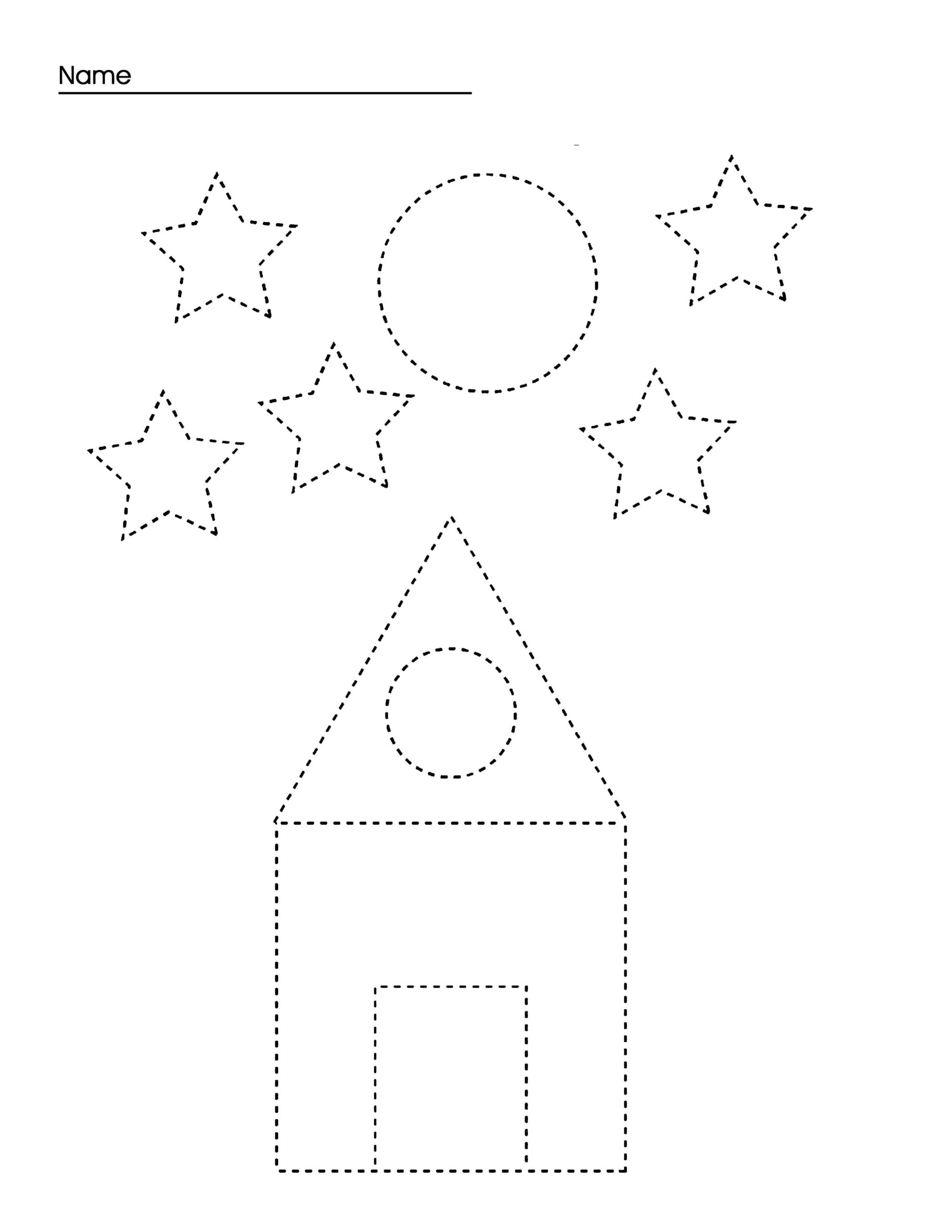 Free Printable Preschool Tracing Worksheets