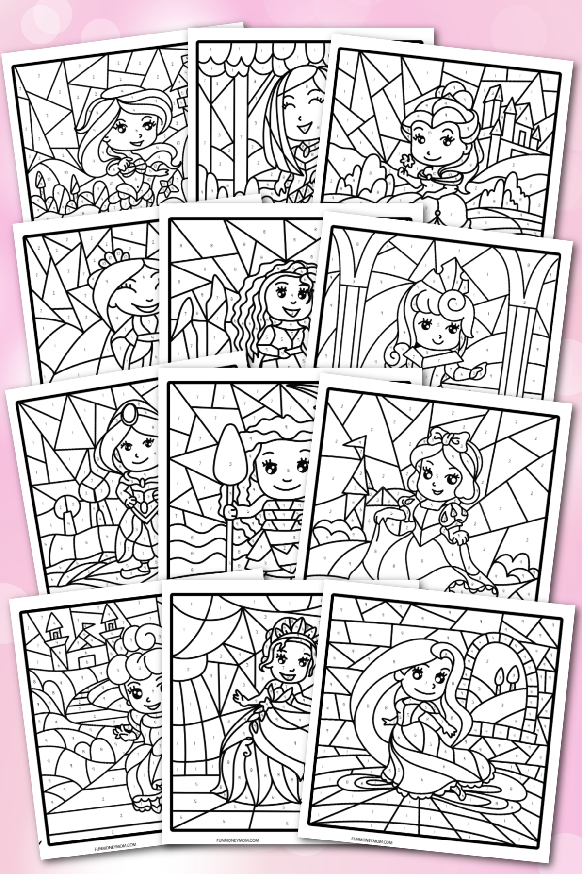 Disney Color By Number Free Printables