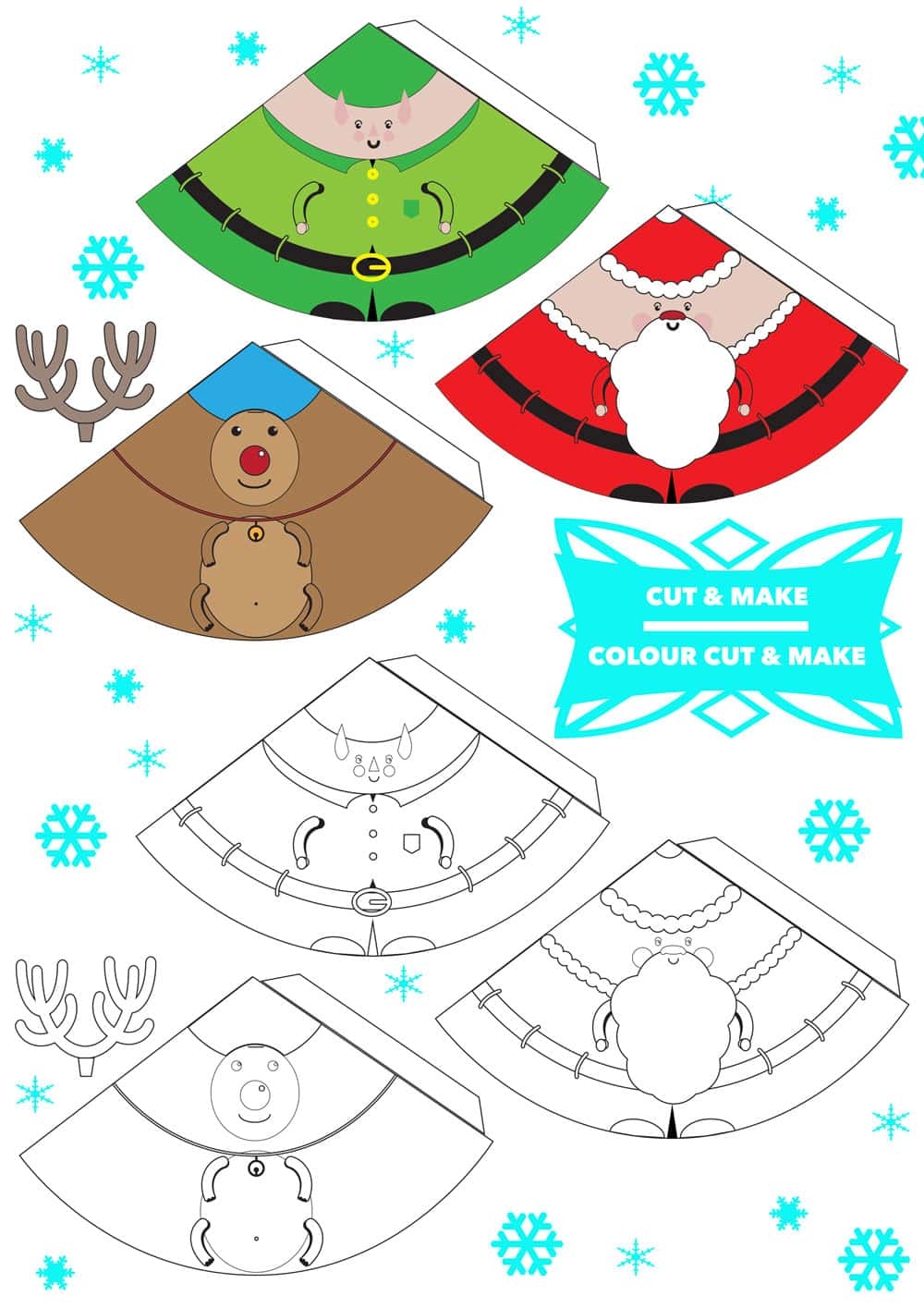 Free Printable 3d Christmas Tree Template