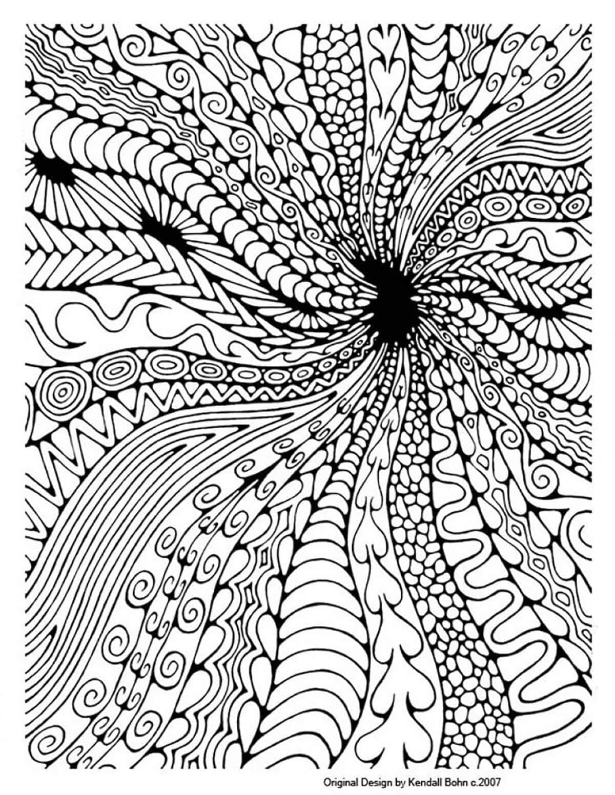 Free Printable Pattern Coloring Pages