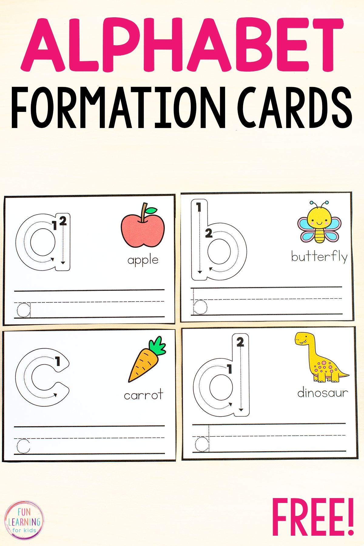 Free Printable Letter Formation Worksheets