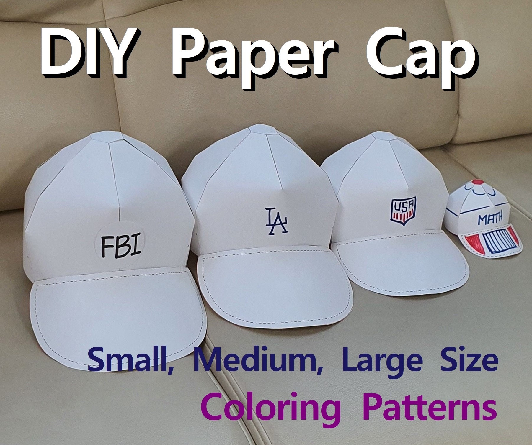 Printable Baseball Cap Pattern Free