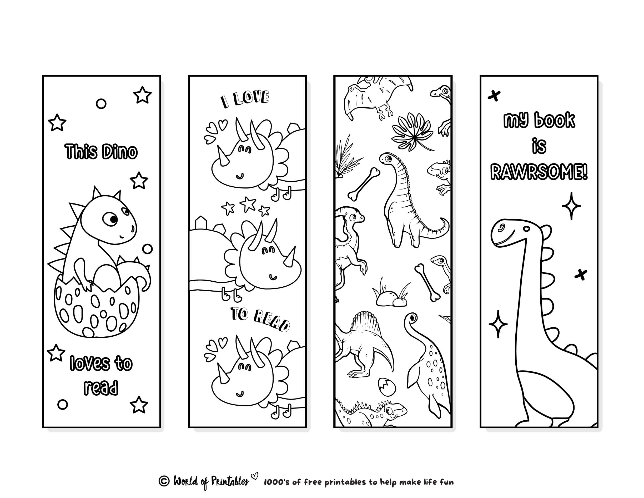 Printable Bookmarks To Color 120 For Adults U0026 Kids World Of Printables