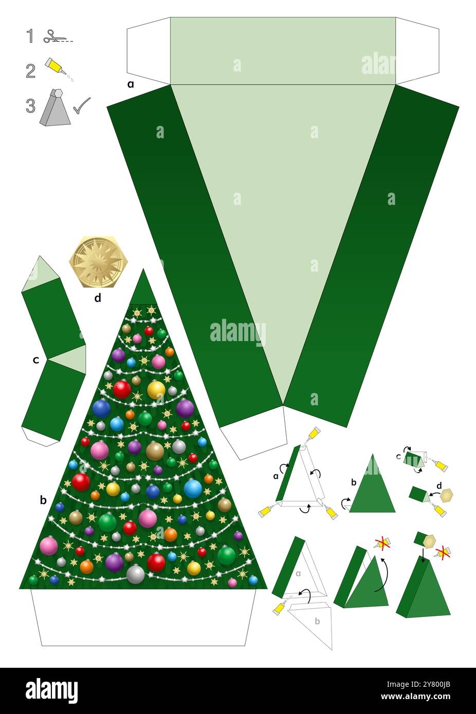 Printable Box Template Hi res Stock Photography And Images Alamy