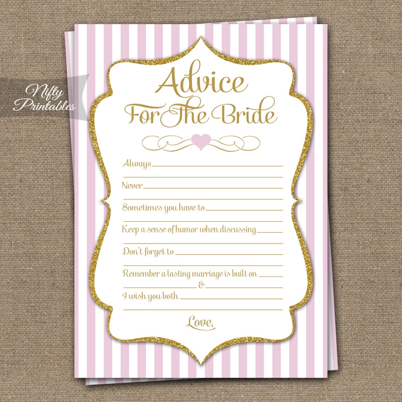 Free Bridal Shower Printable Cards