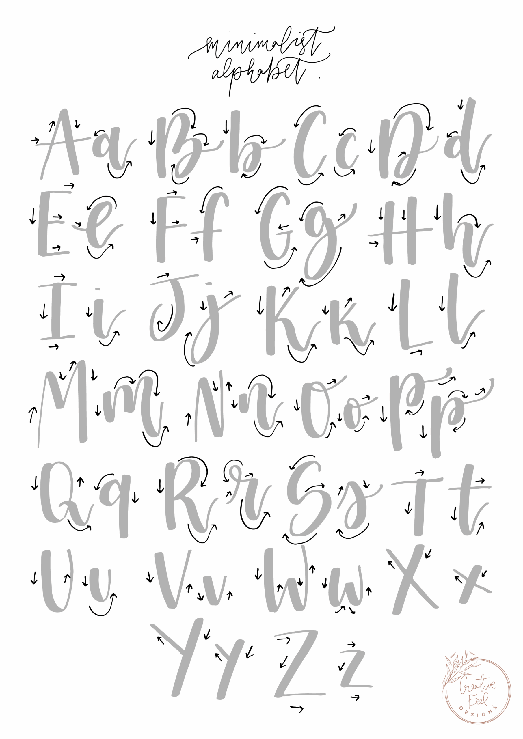 Printable Calligraphy Worksheets Free