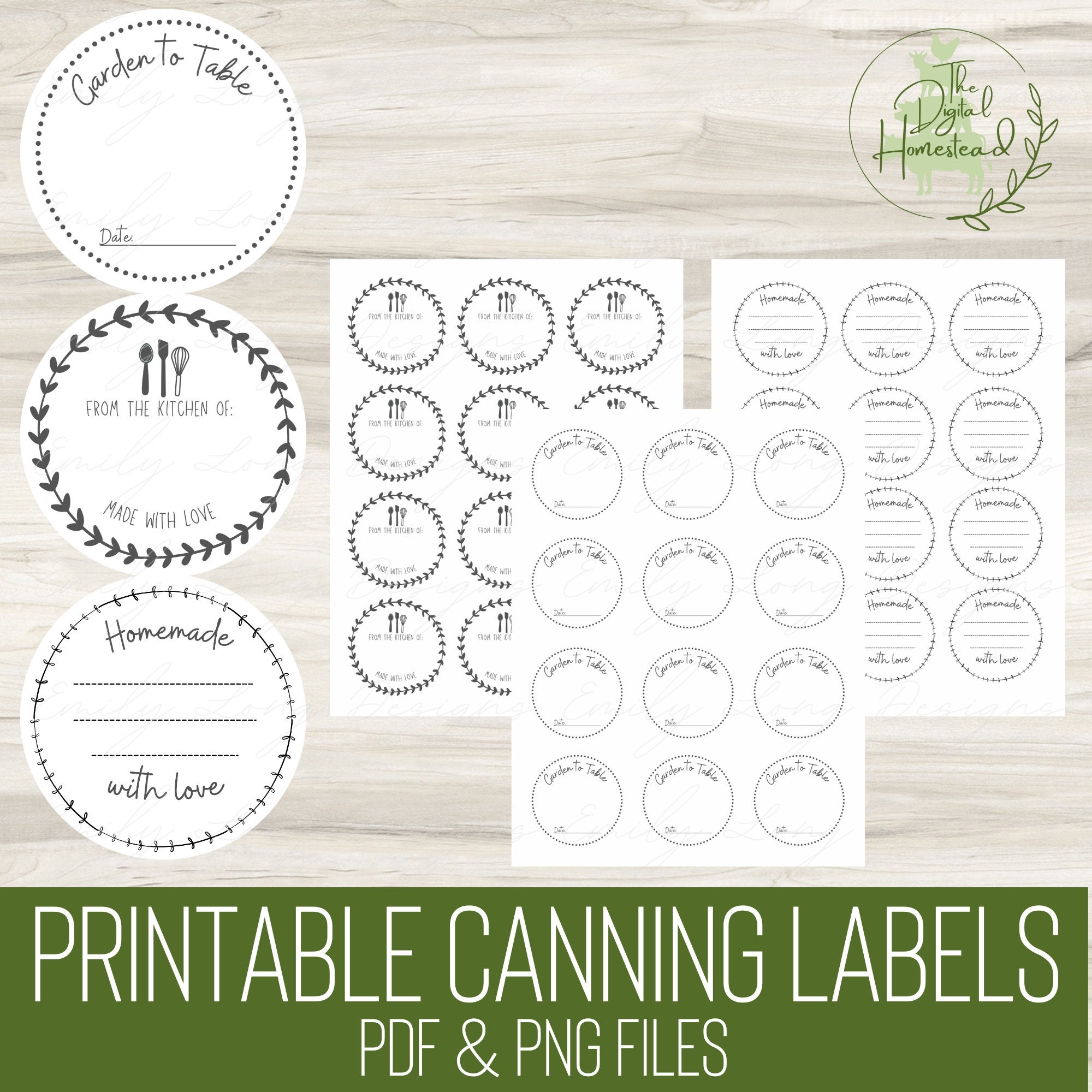 Printable Canning Label Template Custom Canning Labels Made 