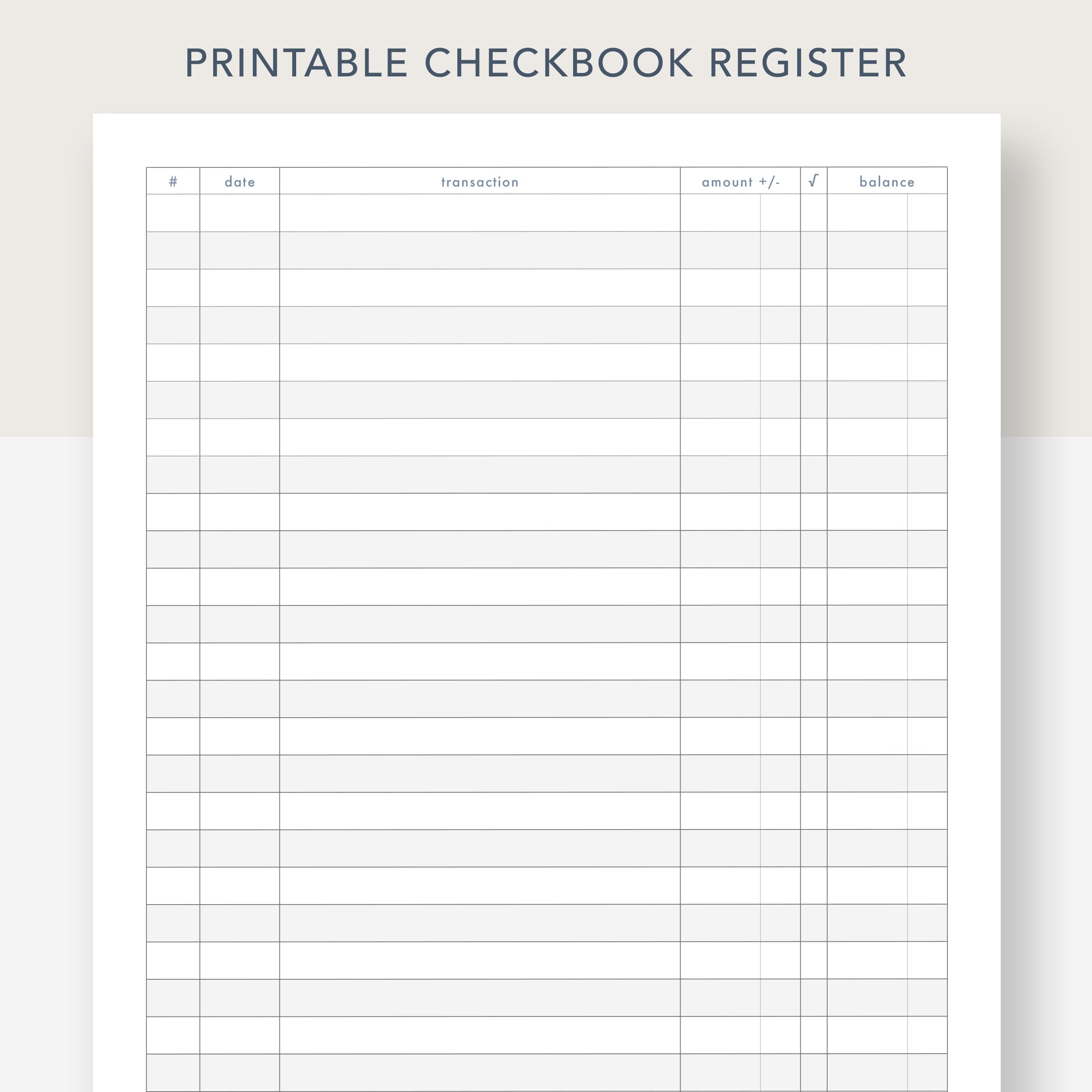 Printable Checkbook Register PDF File Prints On 8 1 2 X 11 Inch Paper Etsy Canada Printable Checkbook Register PDF File Prints On 8 1 2 X 11 Inch Paper Etsy Canada