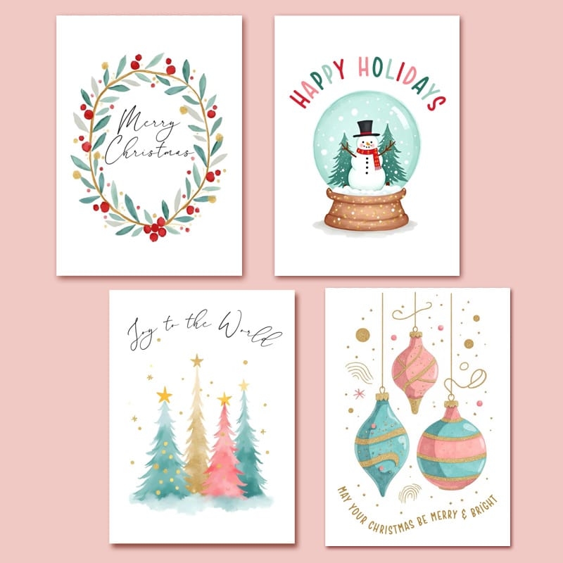 Printable Christmas Cards Free Download