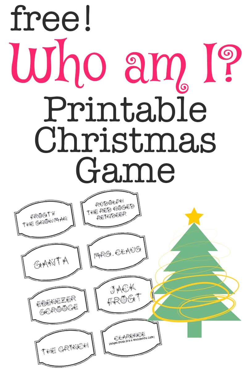 Free Christmas Game Printables