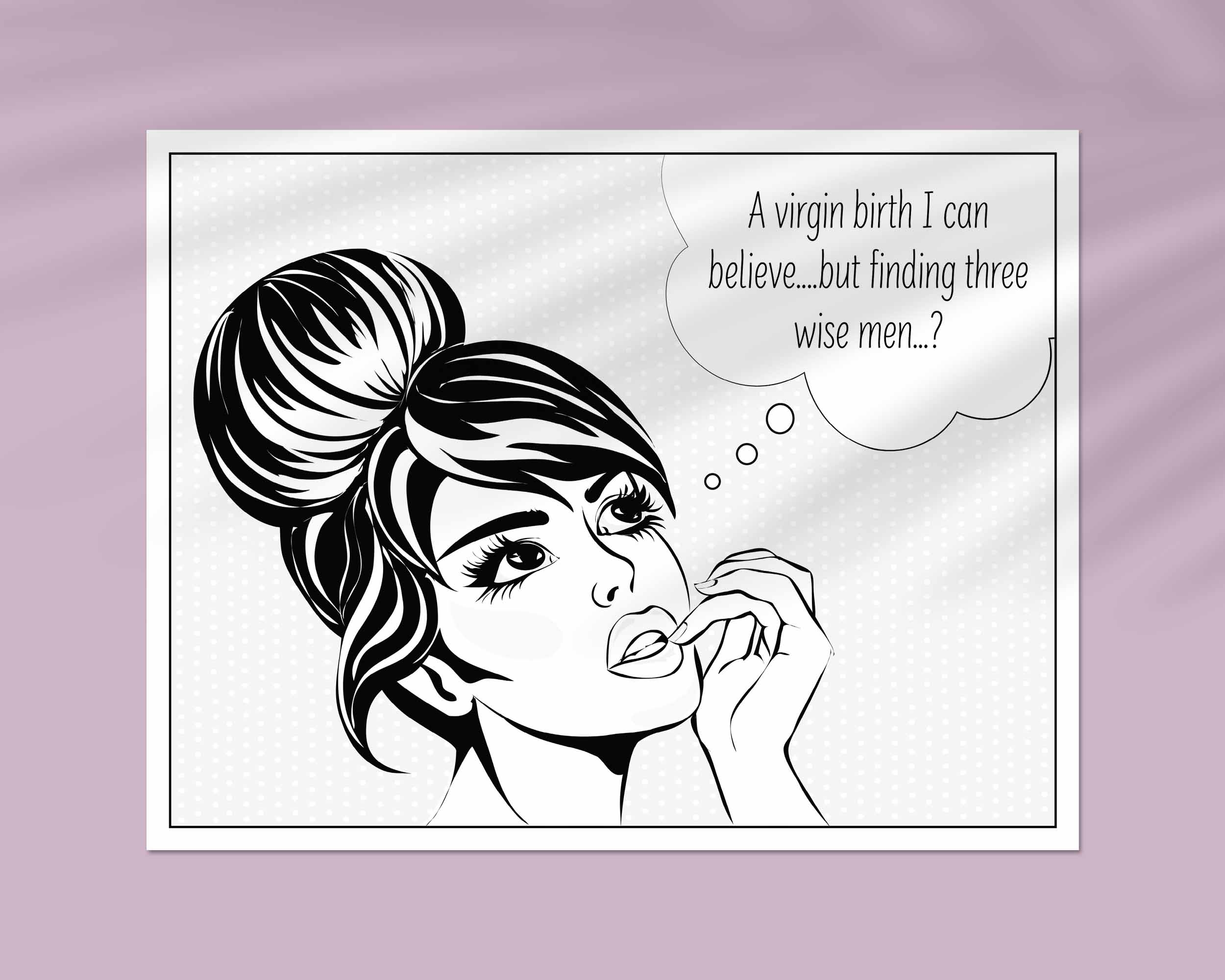 Printable Coloring Page For Adults With Humorous Quote