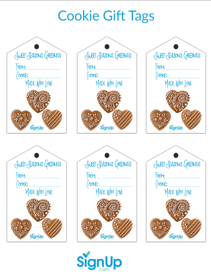 Printable Cookie Labels Printable Design Resources