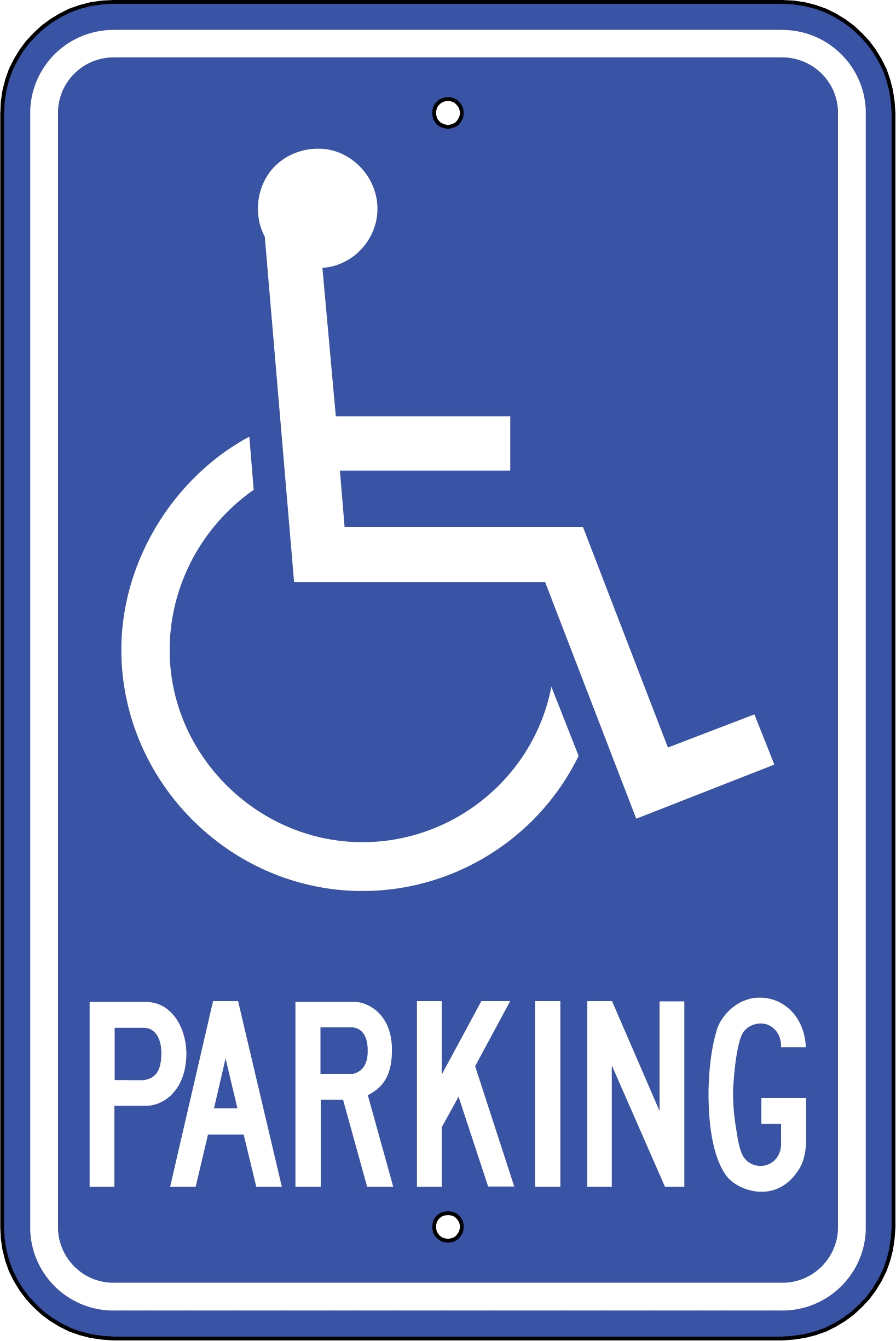 Printable Disabled Parking Sign Printable Party Favors
