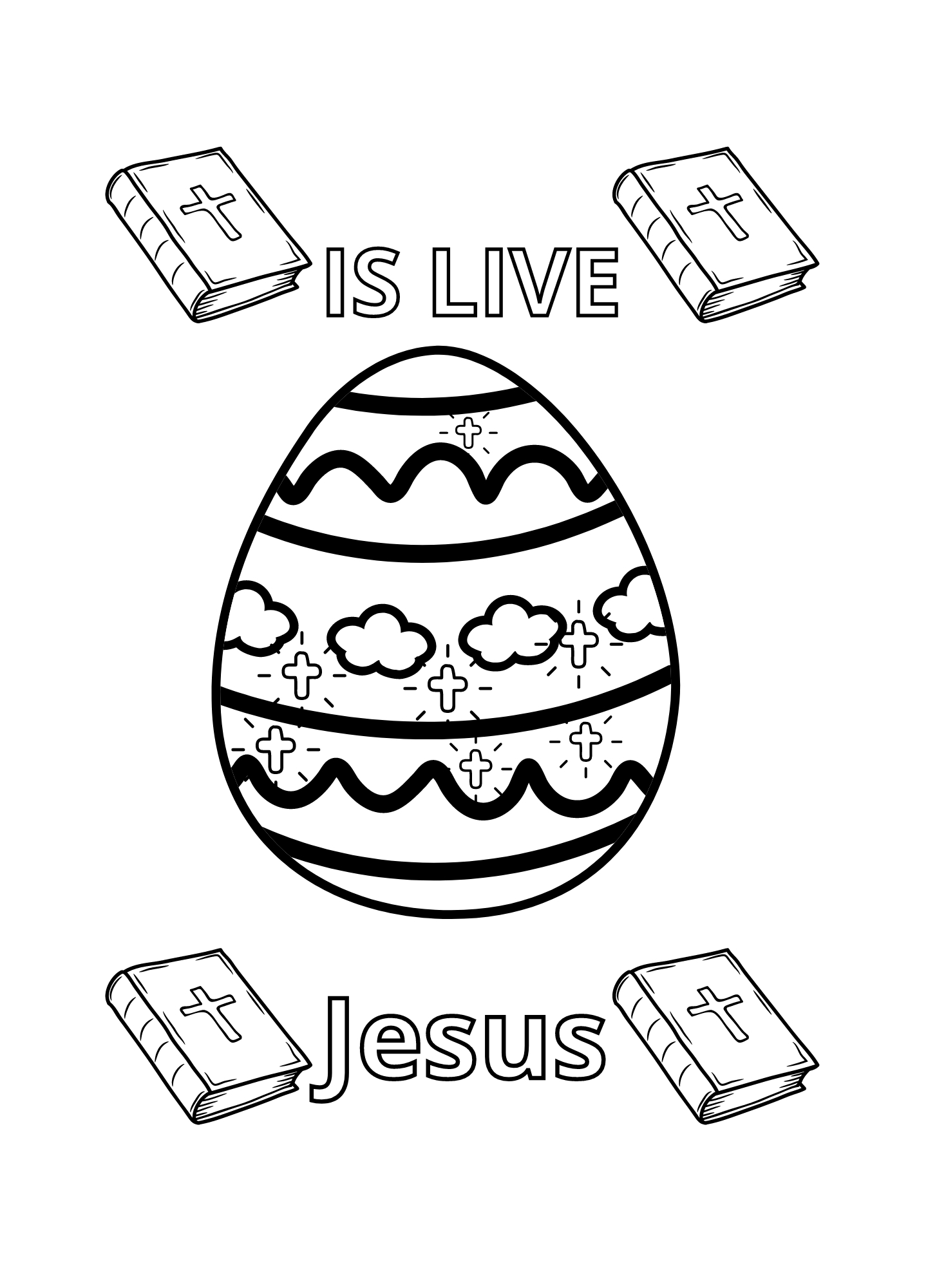 Free Printable Easter Religious Coloring Pages