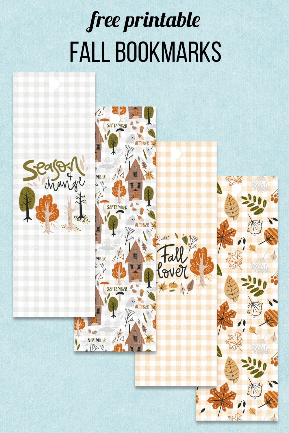 Free Bookmarks Printable