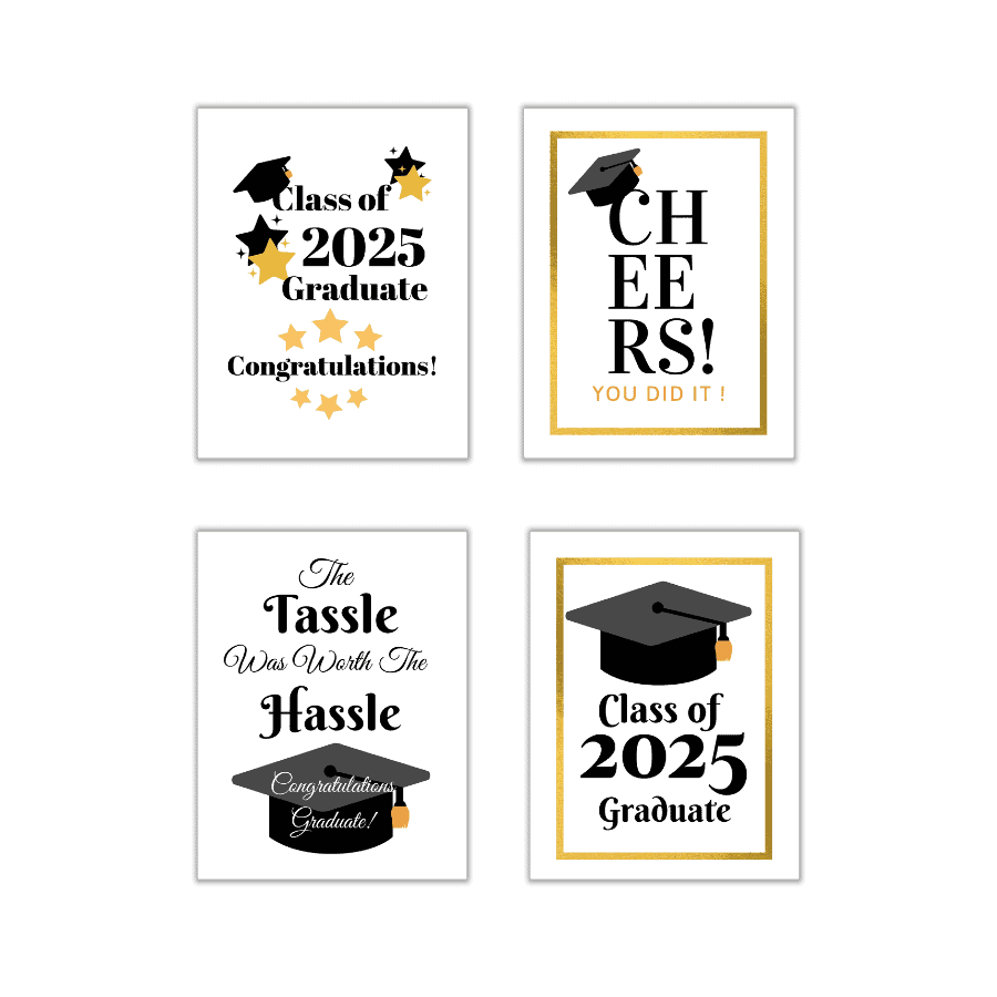 Printable Graduation Signs Free PDF Download Add A Little 