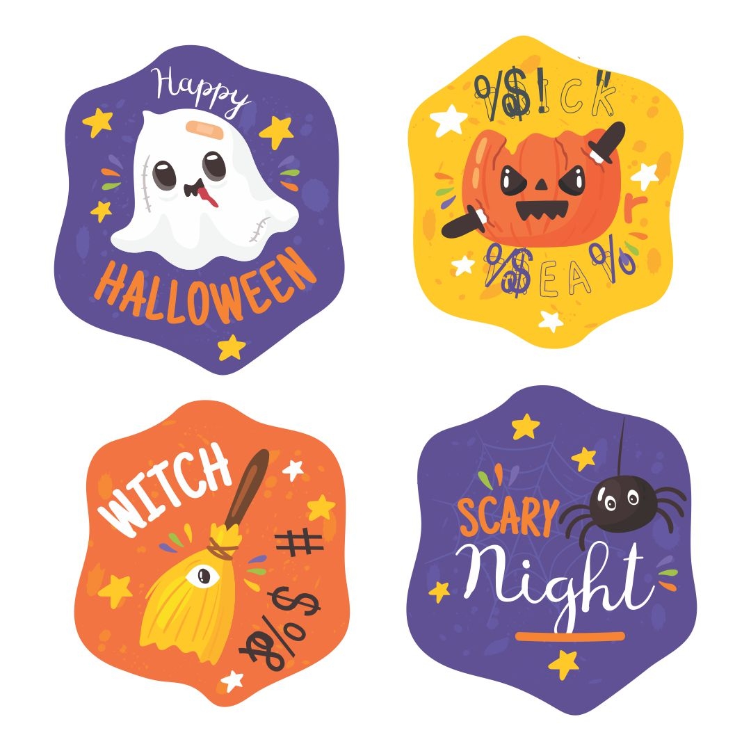 Printable Halloween Stickers Printable Party Favors