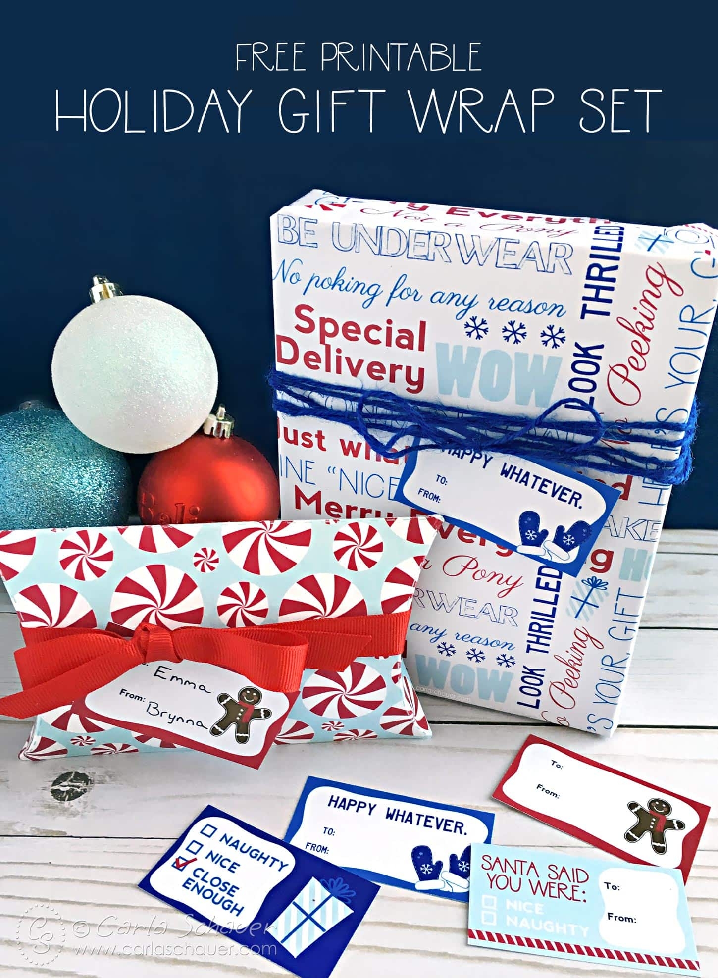 Free Printable Gift Wrap