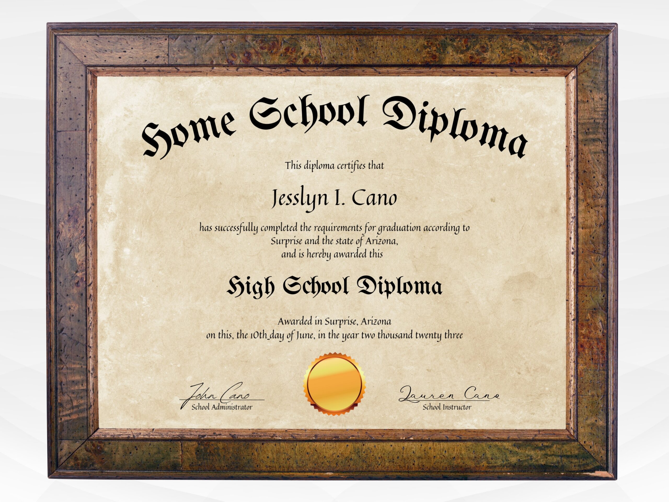 Printable Homeschool Diploma Template Editable High School Diploma Milestone Keepsakes A4 US Letter U0026 14x11 In Instant Download Etsy