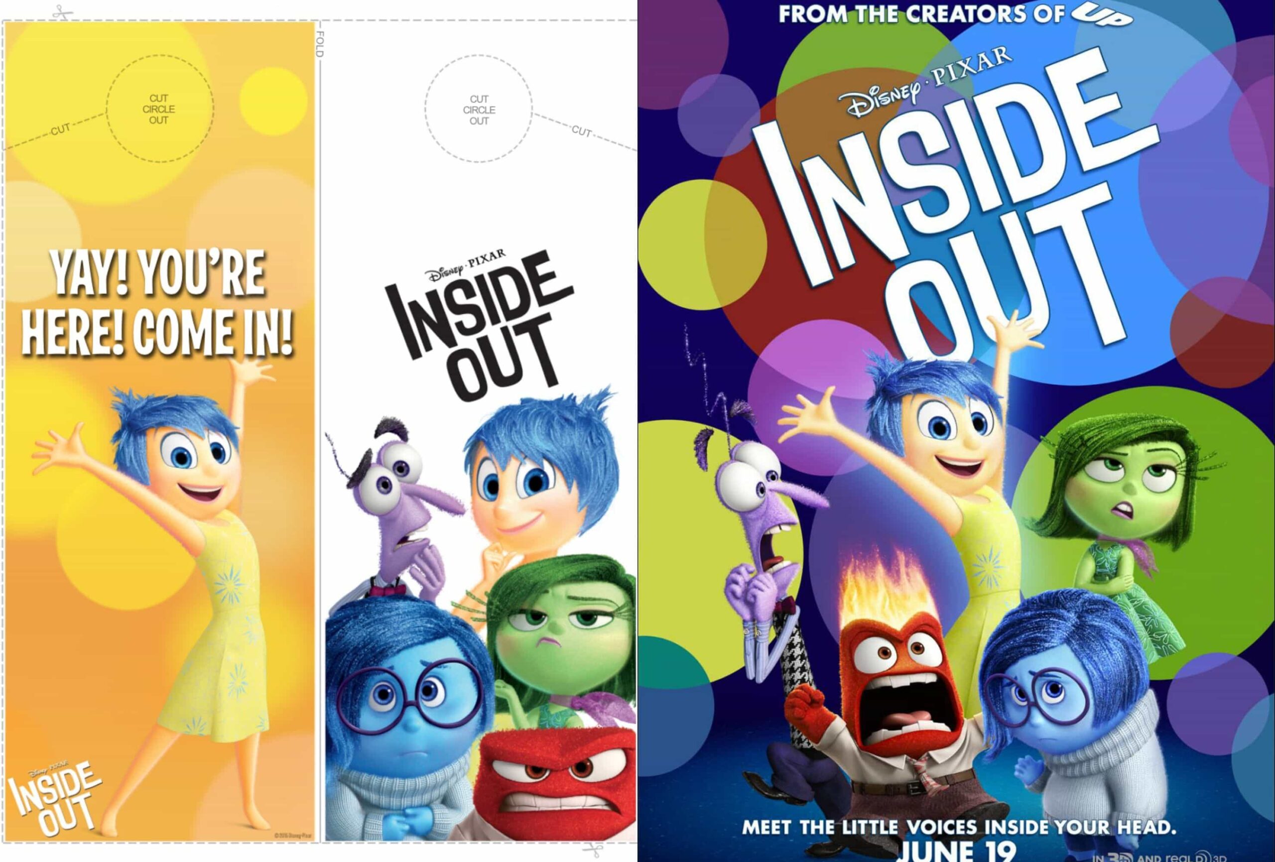 Inside Out Free Printables