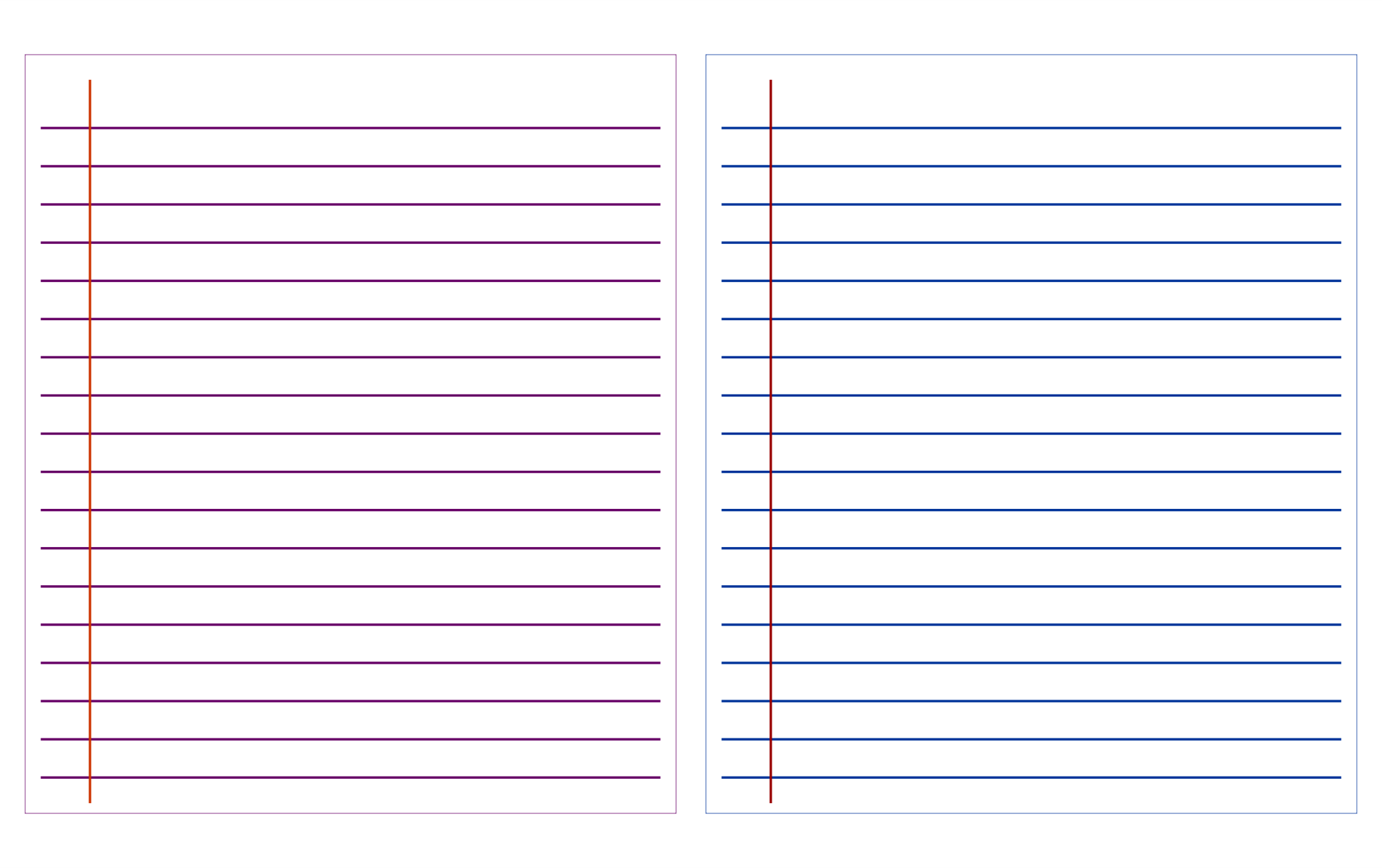 Printable Lined Paper Wide Ruled With Dashed Center Guide Line Worksheets Library