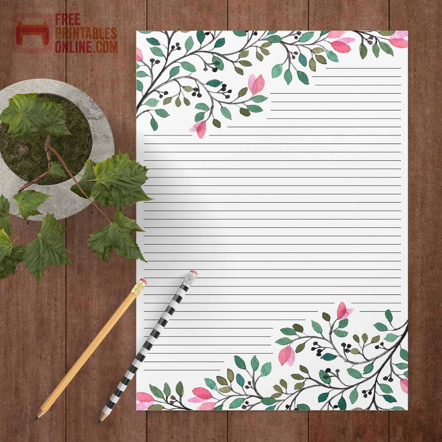 Stationary Free Printable