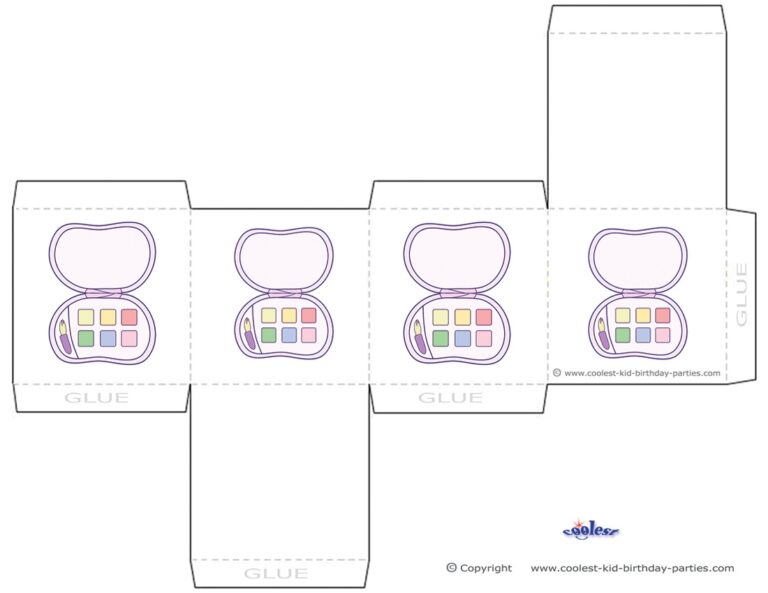 Printable Makeup Favorbox Coolest Free Printables