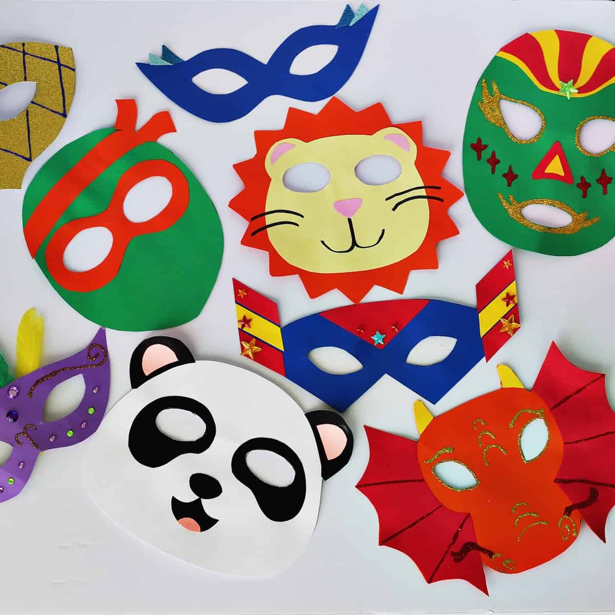 Printable Mask Template For Kids Childhood Magic