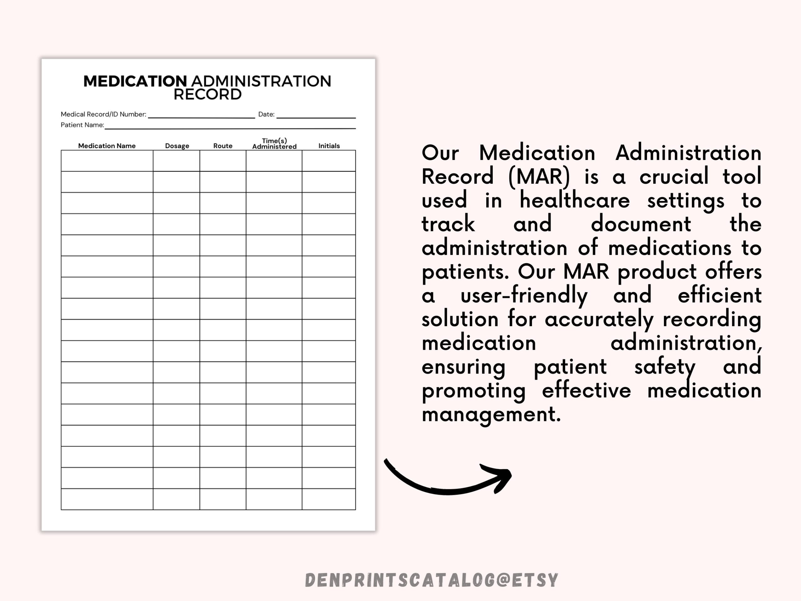 Free Printable Mar Template