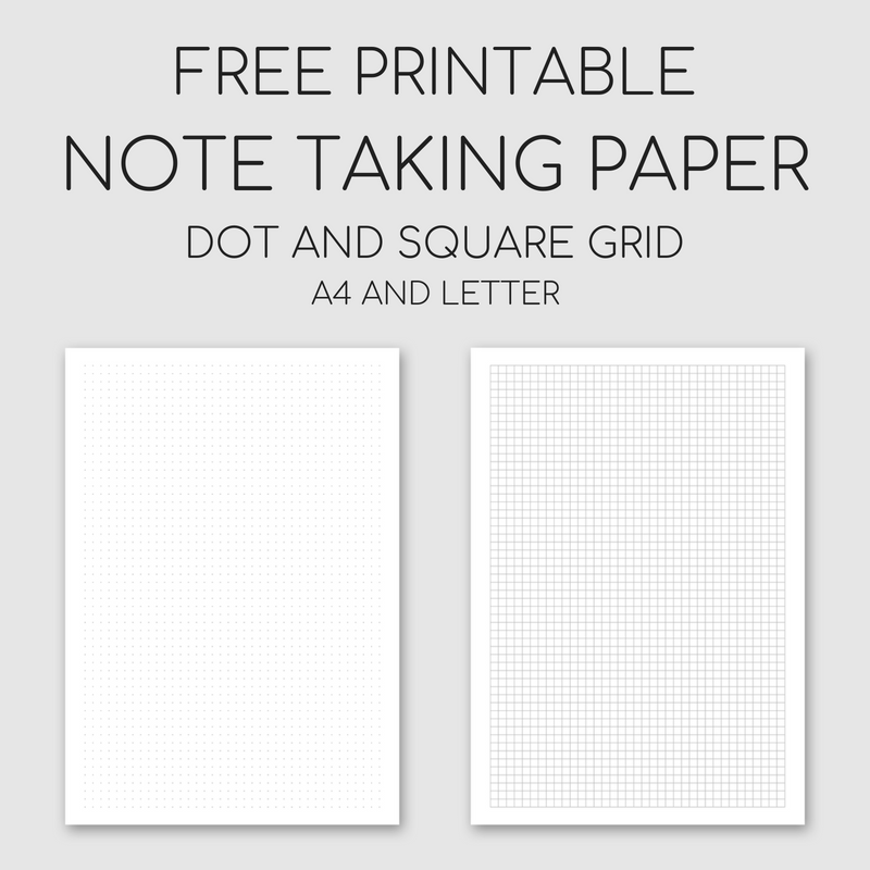 Dotted Paper Printable Free