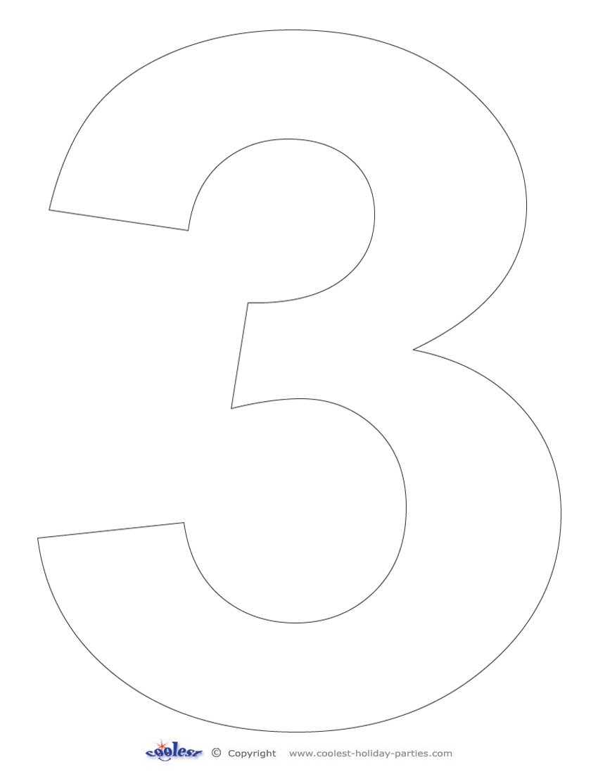 Number Stencils Free Printable